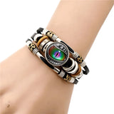 Men's Evil Eye Multilayer Leather Bracelet