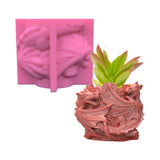 Dragon Gypsum Flower Pot Silicone Mold