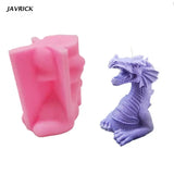 Dragon Head Candle Soap Mould DIY Epoxy Mold for Decorations