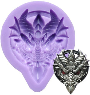 Dragon Head Fondant Silicone Mold Animals Baking DIY Mouss Mould