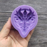 Dragon Head Fondant Silicone Mold Animals Baking DIY Mouss Mould
