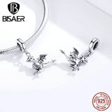 Dragon Jewelry 925 Sterling Silver Lucky Guardian Dragon Beads Charms