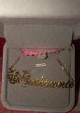 Dragon Nameplate Necklace Stainless Steel Chain Crown