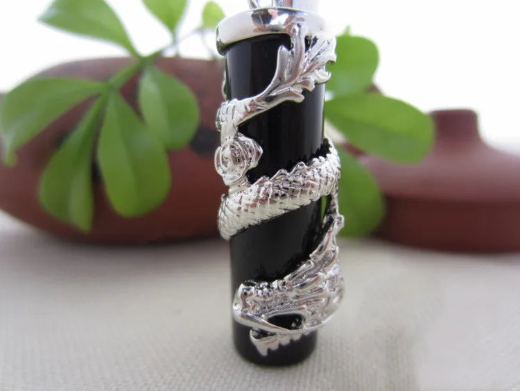 Dragon Quartz Necklace Natural Crystals Stone Pendant Jewelry