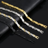Dragon Pattern Twisted Magnetic Slimming Bracelet for Weight Loss Men