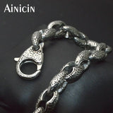 Dragon-Patterned Men's Beefcake Punk Bracelet