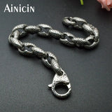 Dragon-Patterned Men's Beefcake Punk Bracelet