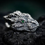 Dragon Pendant Necklace Vintage Jewelry Man Medieval Symbolic Necklace