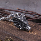 Dragon Pendant Necklaces Titanium Steel Jewelry Animal Head Necklace