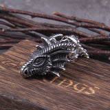 Dragon Pendant Necklaces Titanium Steel Jewelry Animal Head Necklace