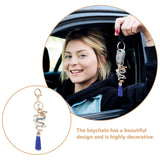 Dragon Year Keyring Rhinestone Dragon Keychain Backpack Pendant