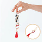 Dragon Year Keyring Rhinestone Dragon Keychain Backpack Pendant