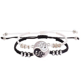 Dragon Yin Yang Tai Chi Necklace Bracelet Set