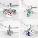 Dragonfly Bicycles Bee Nests Dangle Charms for Bracelet