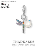 Dragonfly Pearl Charm Summer Jewelry for Bracelet Paradise Gift