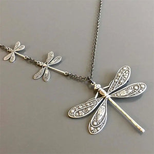 Dragonfly Pendant Necklace Charm Chain Necklaces Party Statement Jewelry