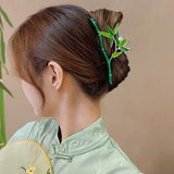 Dragonfly Rhinestone Hair Pins Tassel Clip Coiled Hair Accessories for Women