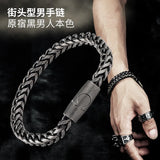 Dragon Bone Link Bracelet for Men Stainless Steel Jewelry