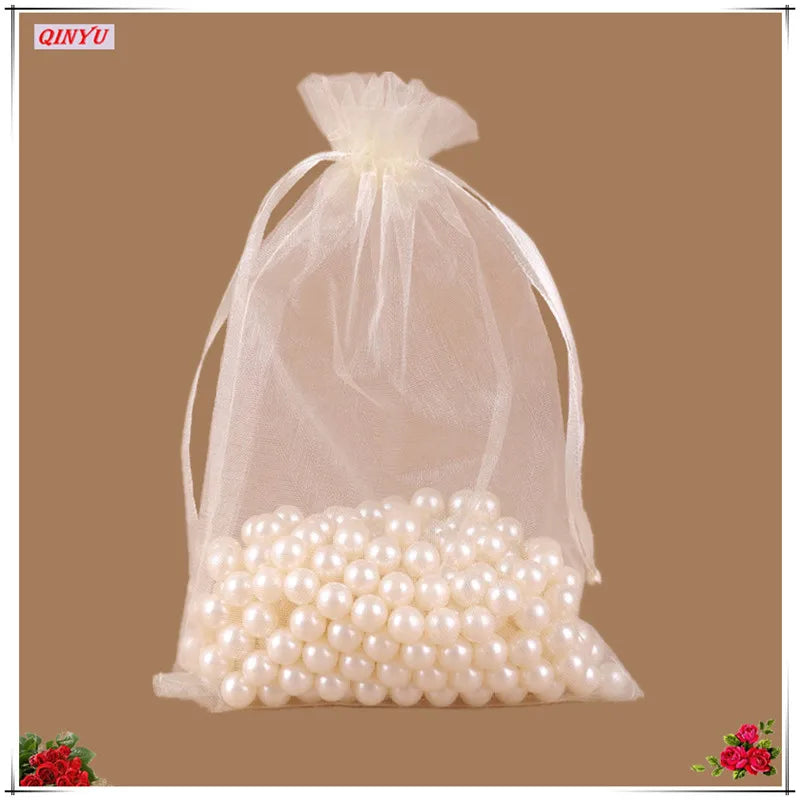 Organza Bags Wedding Party Jewelry Bag & Pouches 7x9 9x12 10x15 11x16 13x18