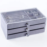 Acrylic Jewelry Display Box Organizer for Bracelet Earrings Ring