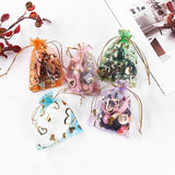 Mesh Drawstring Gift Candy Bag Storage Yarn Bag