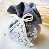 Embroidered Floral Jewelry Storage Bag Drawstring Pouch Organizer