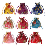 Chinese Flower Embroidery Jewelry Bag Organizer