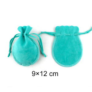 Velvet Bag Calabash Jewelry Pouch Earrings Necklace Rings Storage