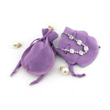 Velvet Bag Calabash Jewelry Pouch Earrings Necklace Rings Storage