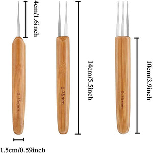 Dreadlock Crochet Hooks Set for Braid Hair & Crafts