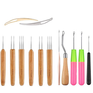 Dreadlock Crochet Hooks Set for Braid Hair & Crafts