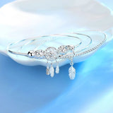 Dream Catcher Bracelet Solid Copper Silver Plated Ladies Birthday Gift Jewelry