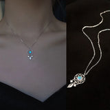 Dream Catcher Charm Pendants Clavicle Chain Necklace