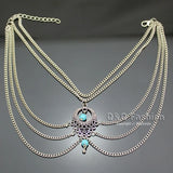 Dream Catcher Drape Chain Bangle Bracelet Armband Upper Arm Cuff