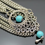 Dream Catcher Drape Chain Bangle Bracelet Armband Upper Arm Cuff