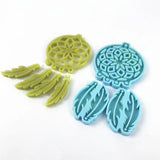 Feather Earrings Resin Mold DIY Crafts Casting Tools