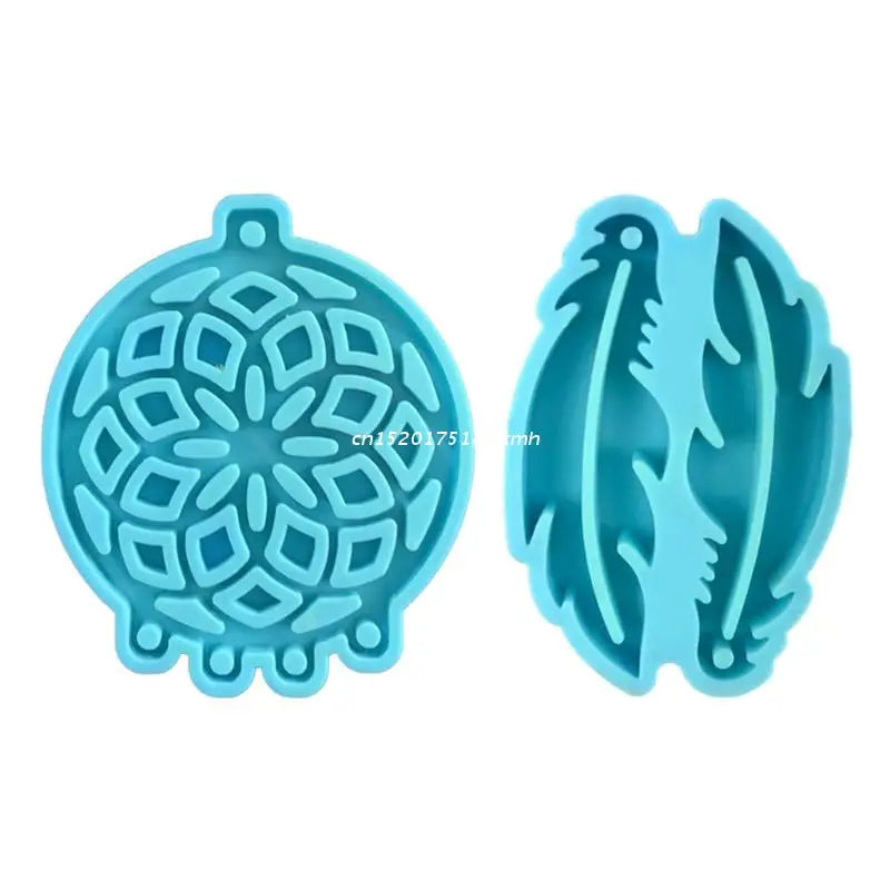 Feather Earrings Resin Mold DIY Crafts Casting Tools