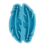 Feathers Earrings Epoxy Resin Mold Jewelry Pendant Silicone Mould