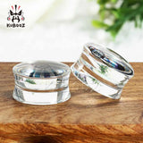 Dream Catcher Logo Style Ear Piercing Tunnels Plugs Acrylic Expanders