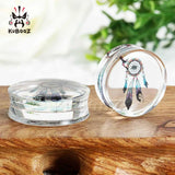 Dream Catcher Logo Style Ear Piercing Tunnels Plugs Acrylic Expanders