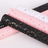 Star Moon Yarn Wrapping Paper Fresh Flowers Bouquet Decor