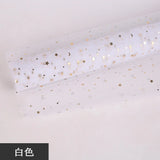 Star Moon Yarn Wrapping Paper Fresh Flowers Bouquet Decor