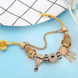 Dream Catcher Charm Bead With Hot Air Balloon Pendants DIY Bracelet