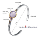 DC1989 Thin Daily Bracelet Pink Purple Zircon WB1227