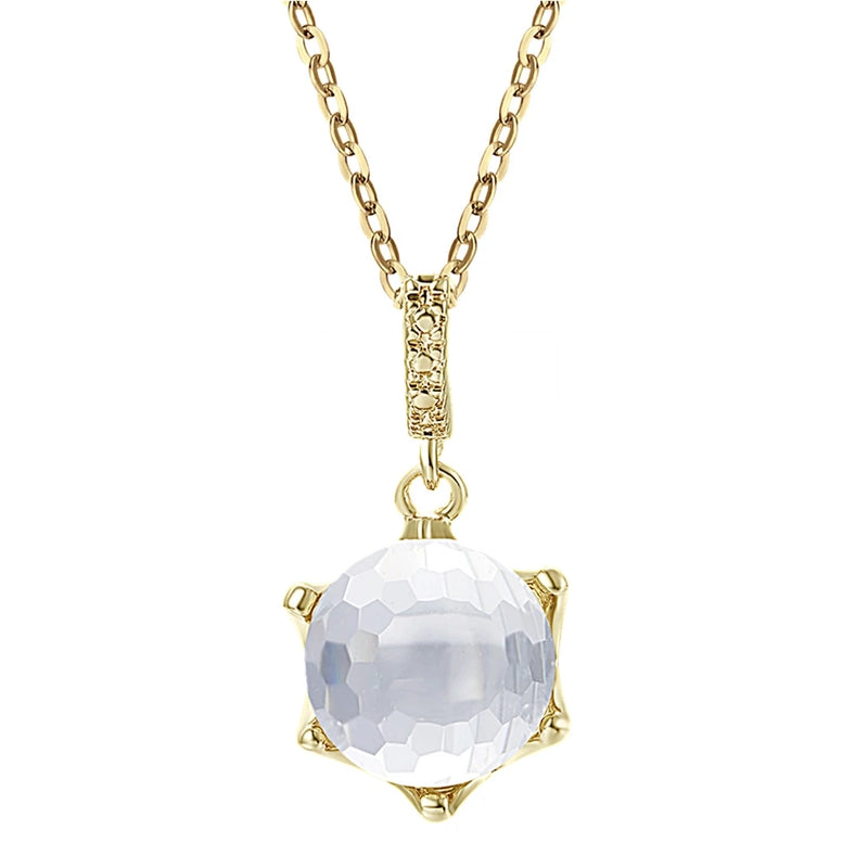 DC1989 Special Shape Pendant Necklace Women Zircon Pretty Ins Love Party Bijoux