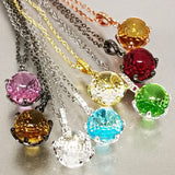 DC1989 Special Shape Pendant Necklace Women Zircon Pretty Ins Love Party Bijoux