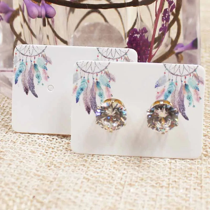 Dreamcatcher Jewelry Set Cards Paper Necklace/Bracelet/Hair Ornaments Display