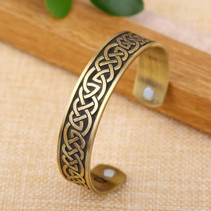 Magnetic Bracelet Celtic Knot Cuff Bangle Weight Loss Bangle