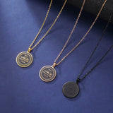 Vintage Men's Stainless Steel Necklace Pendant Choker