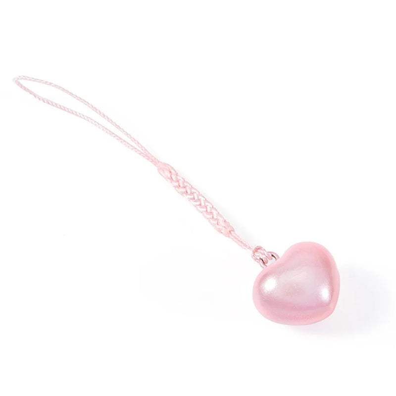 Heart Sakura Close Jingle Bell Charm Pendant - Kids Bag Gift